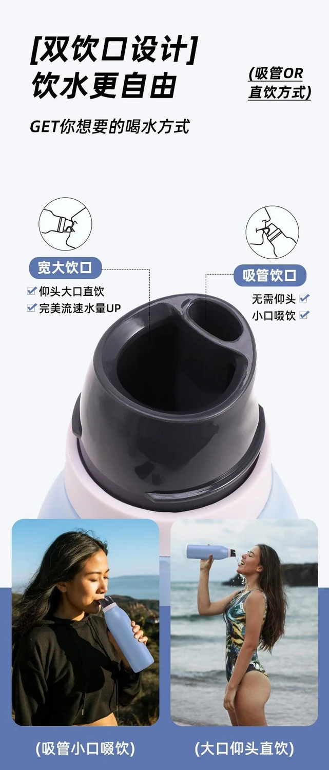 户外运动便携手提保温壶图片 7