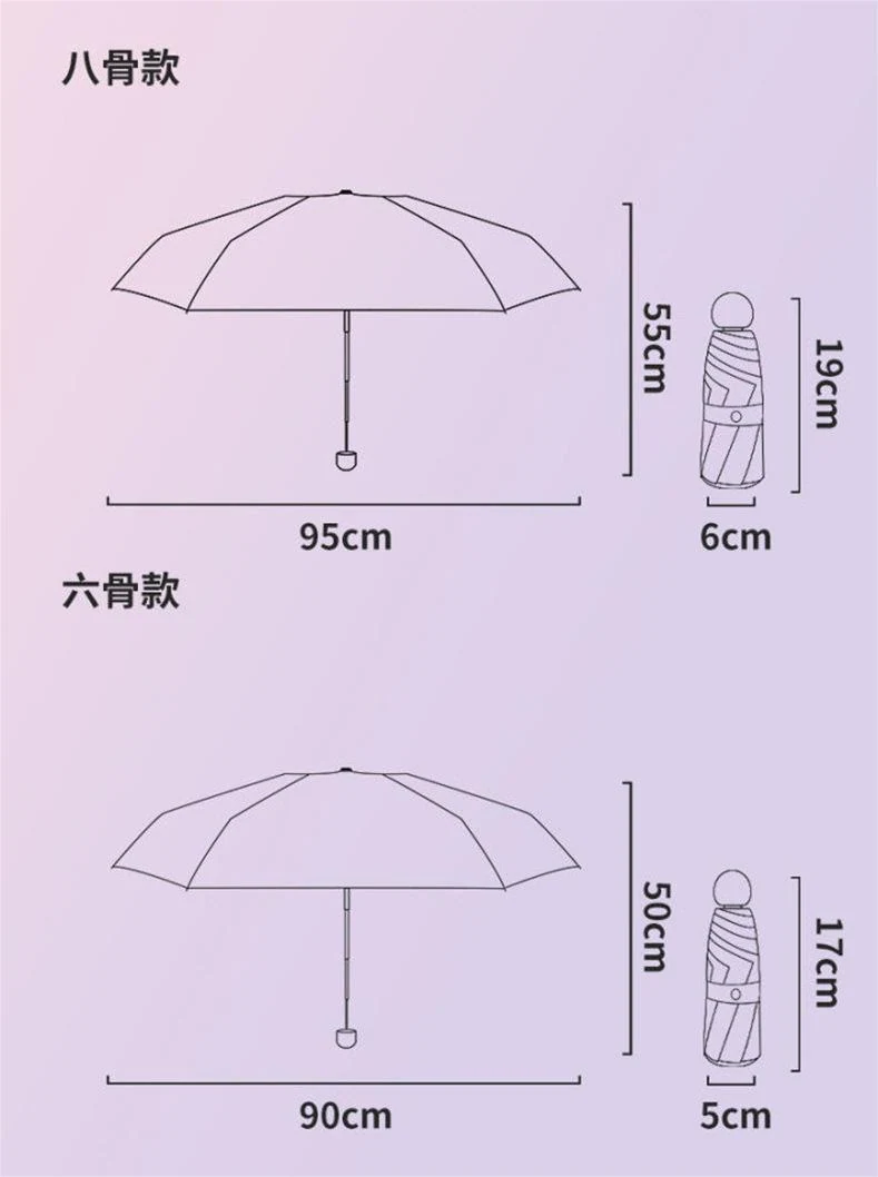 自动【8骨黑胶UV款】可定制图片 9